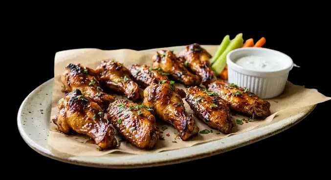 Oven Baked Wings (10 pcs)